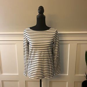 Joules Long Sleeve Striped Sweater